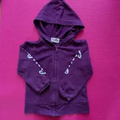 & blue パープル パーカー 100