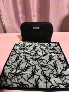 『新品・未使用』Yves Saint Laurent ポーチ×YSL ハンカチのサムネイル