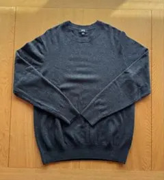 UNIQLO カシミヤ　クルーネックセーター グレー