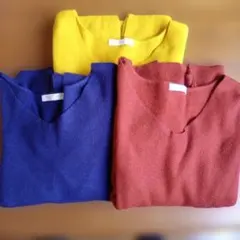 chocol raffine robe セーター V ネック ３枚 サイズ F