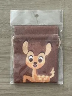 Disney 100周年 バンビ 豆巾着のサムネイル