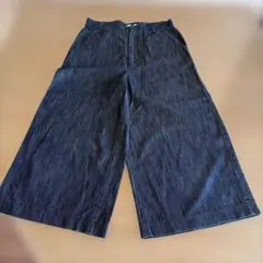 any FAM エニィファム オンワード樫山 デニムワイドパンツ インディゴ