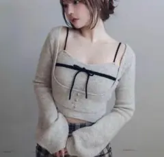 andmary Sharon ribbon tops - メルカリ