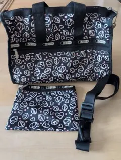 新品　LeSportsac ボストンバッグ ポーチ付き
