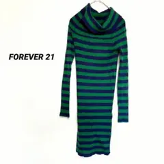 2956M　FOREVER21　ひざ丈　ニットワンピース　長袖　セーター　タイト