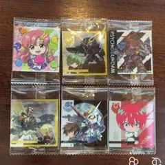 ウエハース シール　ガンダム 6枚セット