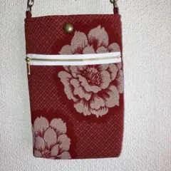 着物リメイクスマホショルダーバック
