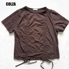 COLZA 半袖 カットソー Tシャツ ブラウン L