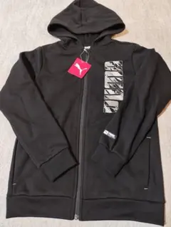 PUMA ブラック フルジップパーカー 150