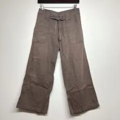 パタゴニア　ヘンプ　オーガニックコットン　ワイドパンツ　ウエスト紐付き　薄手のサムネイル