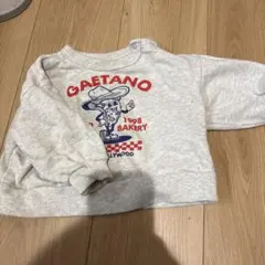 GAETANO クロップドトレーナー グレー