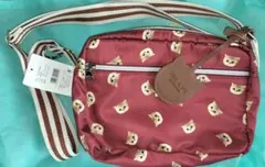 ポールアンドジョー　アクセソワ　猫　ショルダーバッグ　新品タグ付き　ボルドー