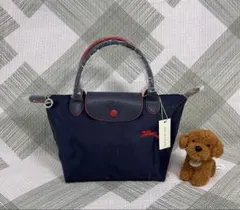《LONGCHAMP》ル　プリアージュ ハンドバッグ S/ネービー