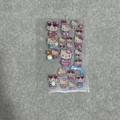 日焼けキティ　シール　おすそわけです