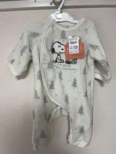 【新品未使用】フリース　ロンパース カバーオール　ベビー服　フリース　新生児