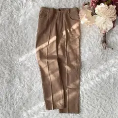 カジュアルパンツ（L L）大きいサイズ　ストレート　ブラウン系