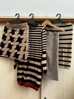 美品あり⭐︎ヤマダヤ　スカート　ワンピース　ニット　ウエストゴム　まとめ売り