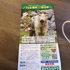 富士サファリパーク 1名様無料ご招待券のサムネイル