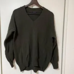 【上質！】マカフィー　ウール100% Ｖネック　セーター　ニット