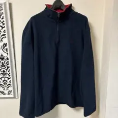 NAUTICA ハーフジップフリース／ネイビー