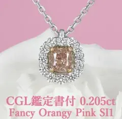 ★超豪華★ 0.205ct ピンクダイヤモンド　k18 ネックレス　pink