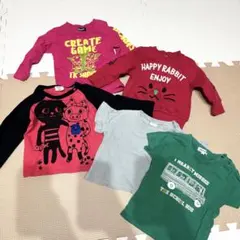 80cm男の子まとめ売りセット★Tシャツ・トレーナー 保育園着 春服 ベビー服