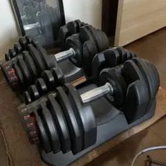 可変式ダンベル 40kg✖︎2 最大重量調整可能
