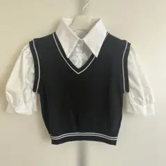 【美品】W♥C WEGO 重ね着風半袖 トップスのサムネイル