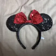 ミニーマウス スパンコールカチューシャ