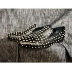 定価121800円 Dsquared2 スタッズレザーシューズ　ローファー　黒のサムネイル