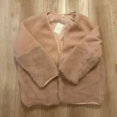新品タグつき　O.S.K ファージャケット　ピンク フリーサイズ