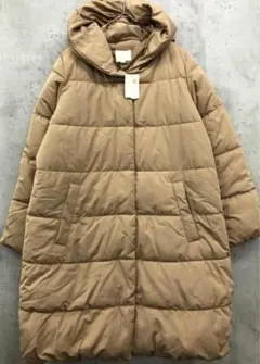 ダウンジャケットearth music&ecologyコート M ベージュ