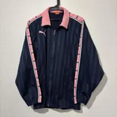 PUMA プーマ　ジャージ　上　ネイビー　ピンク　SS