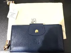 新品未使用　IL BISONTE イルビゾンテ　ネイビー　サイフ