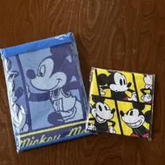 ディズニー　ミッキーマウス　タオル　2枚セット