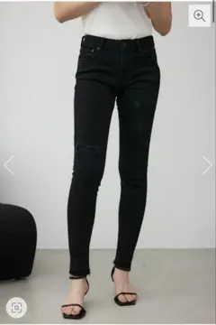 AZUL DENIM リペアスキニーデニム 2024Spring&Summer