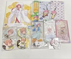 五等分の花嫁 中野一花 まとめ売り 缶バッジ アクリルスタンド ラバーストラップ