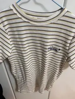 CONVERSE リブ編みストライプTシャツのサムネイル