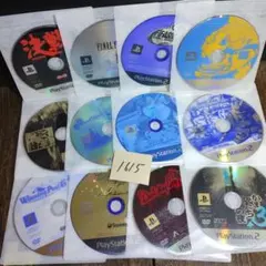PS2ソフト12本セット【ディスクのみ被りなし】まとめ売り 【1615】
