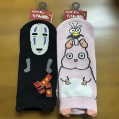 千と千尋の神隠し レディースソックス 23-25cm 2足