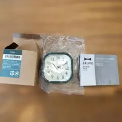 BRUNO SQUARE LITTLE CLOCK グリーン
