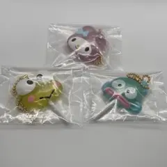 サンリオ カラフルキャンディチャーム 3個セット マイメロハンギョドンけろっぴ