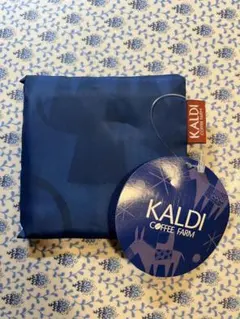 新品未使用♡カルディ　エコバッグ　ブルー