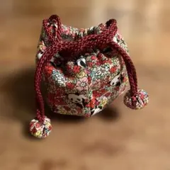 ハンドメイド　小物入れポーチ