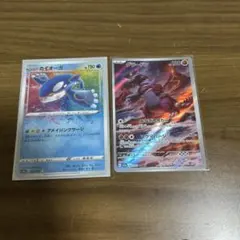 カイオーガ グラードン ２枚セット カードダス ポケモンずかんカード カイオーガ グラードン 2枚セット カードダス ポケモンずかんカード
