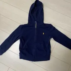 Polo カラフルロゴ ネイビー パーカー