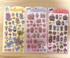 【正規品】トムとジェリー　モンチッチ　うるちゅるPOPシール　3点セット