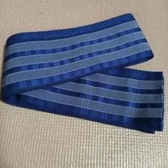 角帯 メンズ 紺色 縞模様 着物 浴衣 帯　両面