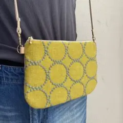 ミナペルホネンで作成しましたポシェットです★ストラップ無し