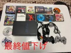 最終値下げ!PS2本体(SCPH39000)コントローラー2個コード、ソフト
